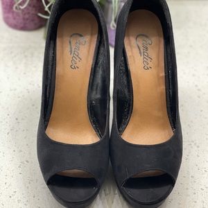 Candie’s Black Pumps.   Size 8.5.